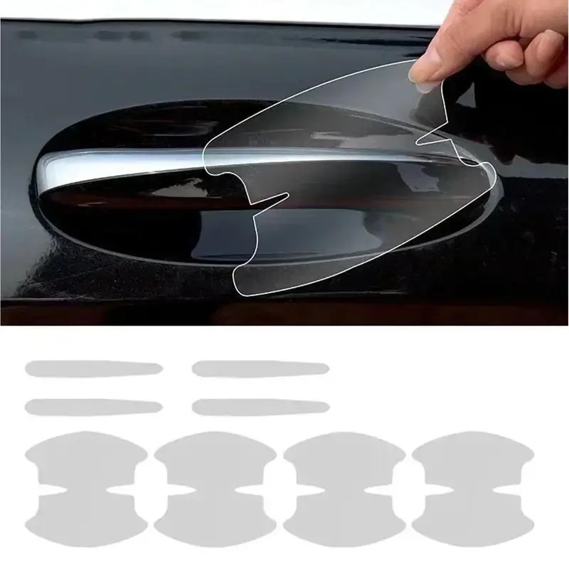 Car Door Handle Protector - ملصق لمقبض باب السيارة 8 قطع