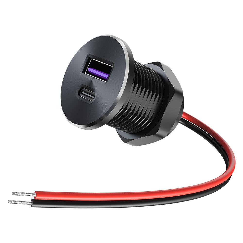 D.A.D Car Accessories - شاحن سيارة صغير مزدوج شحن سريع