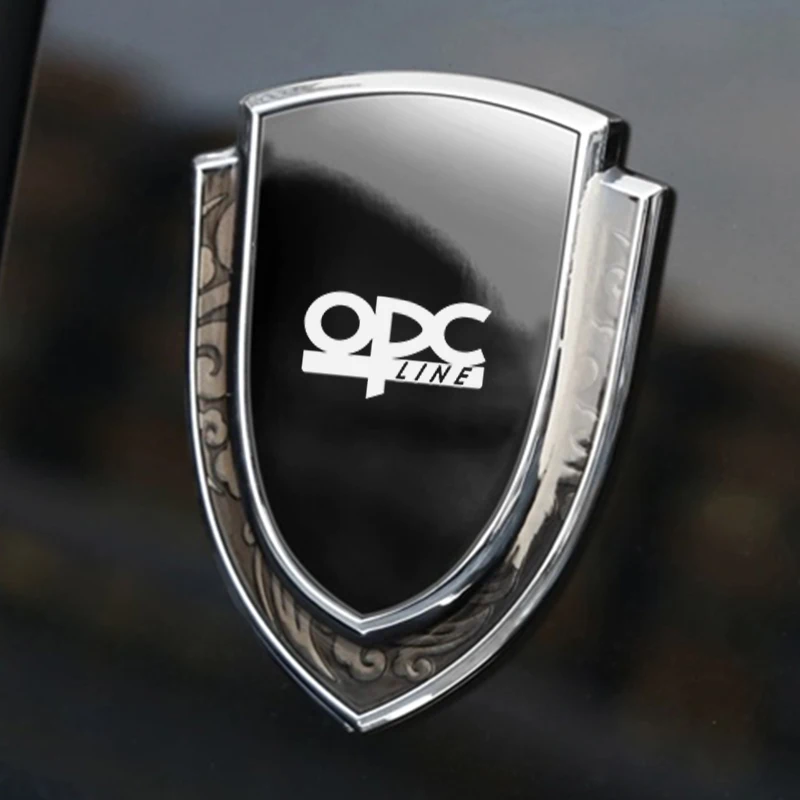D.A.D Car Accessories - ملصقات سيارة معدنية ثلاثية الأبعاد ،