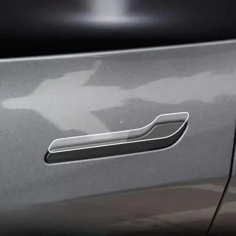 Car Door Handle Protector - 4 قطع من ملصقات حماية مقابض