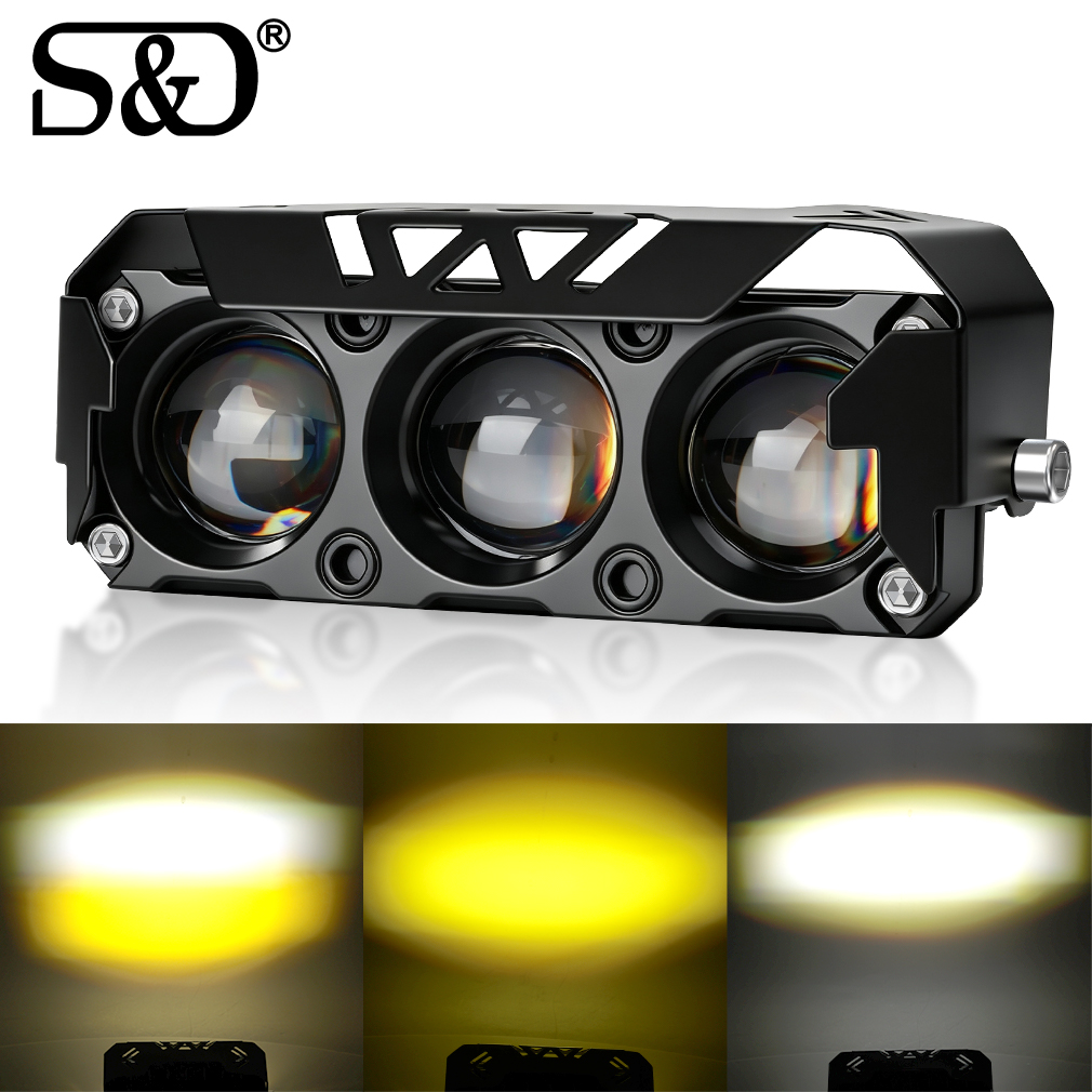 D.A.D Car Accessories - مصباح LED للدراجات النارية من S&D،