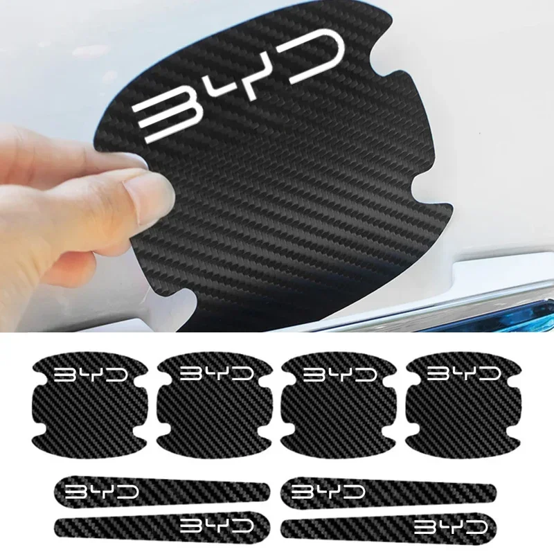 Car Door Handle Protector - 8 قطع من ملصقات حماية مقابض