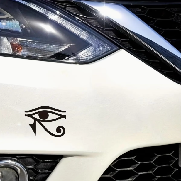 قطعة واحدة من ملصق فينيل عين ح - مراجعة Car Accessories Egypt وسعره