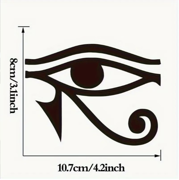 قطعة واحدة من ملصق فينيل عين ح - مراجعة Car Accessories Egypt وسعره