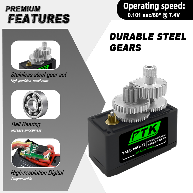سيرفو PTK 7455MG-D رقمي 12 جرا - مراجعة D.A.D Car Accessories وسعره