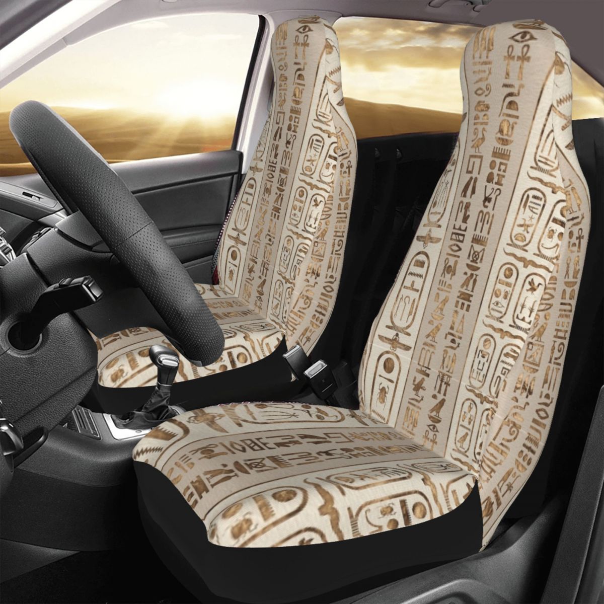 غطاء مقعد سيارة بتصميم الهيروغ - مراجعة Car Accessories Egypt وسعره