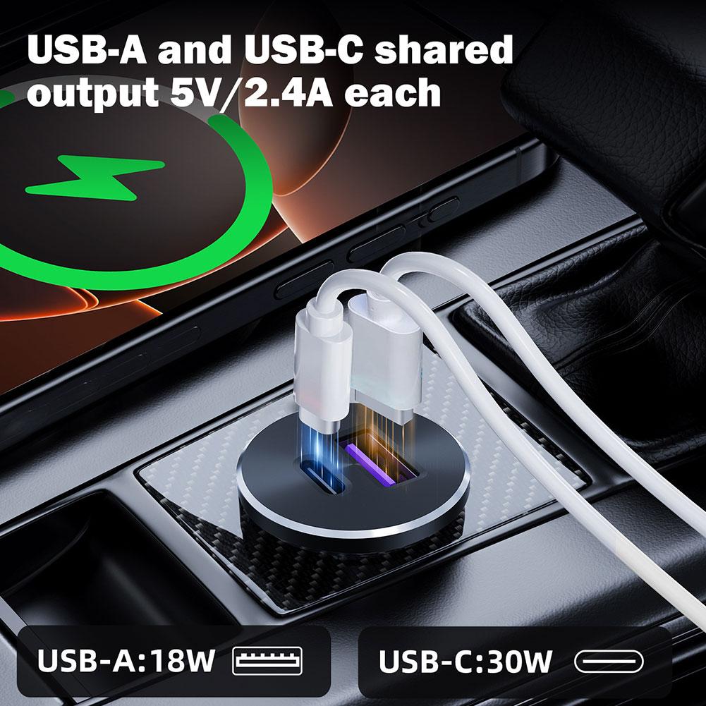 شاحن سيارة صغير مزدوج شحن سريع - مراجعة D.A.D Car Accessories وسعره