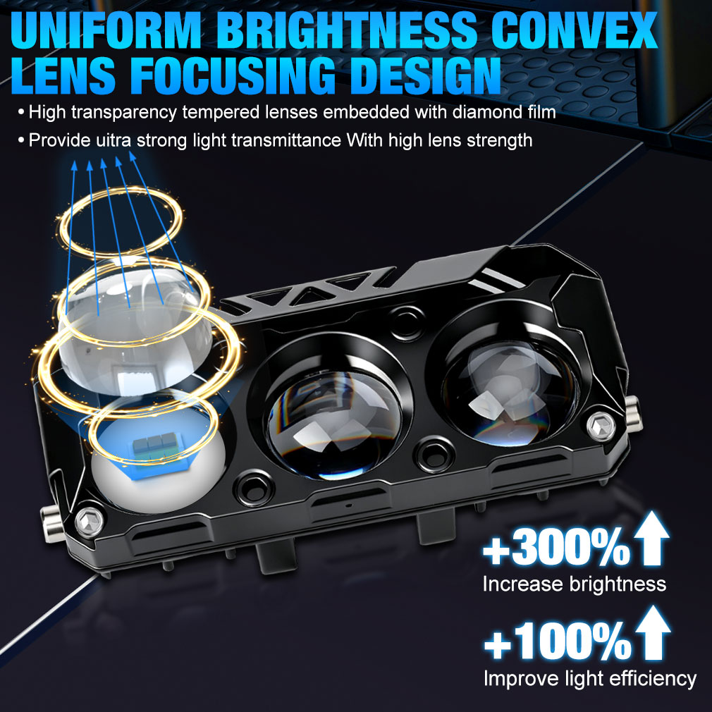 مصباح LED للدراجات النارية من  - مراجعة D.A.D Car Accessories وسعره