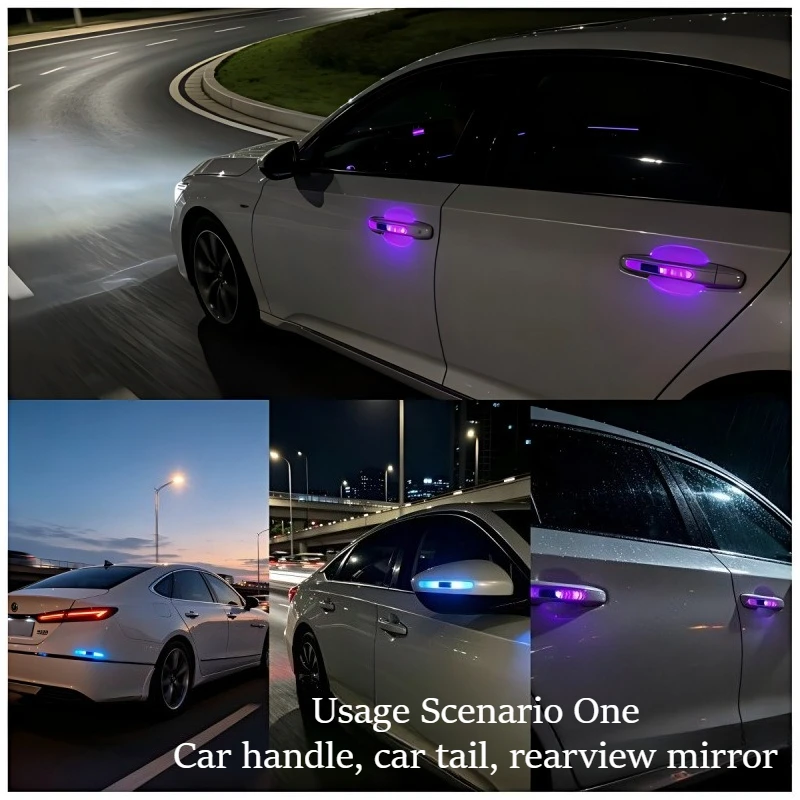 مصباح LED شمسي وامض للسيارة، ض - مراجعة Car Door Handle Protector وسعره