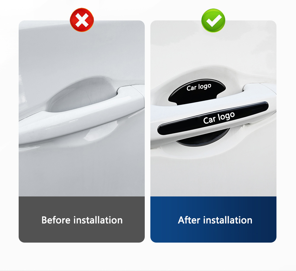 واقي مقبض باب السيارة بشعار BY - مراجعة Car Door Handle Protector وسعره